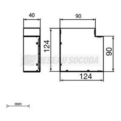  Angle plat 40x90 SH 