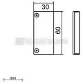  Embout de fermeture 30x60 