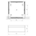  Bo�te connex-d�riv. blanc 70x7 
