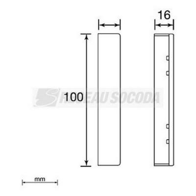 Embout de fermeture 16x100 
