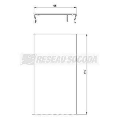  Couvercle Alu 65 