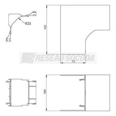  Angle int�rieur 70x100 