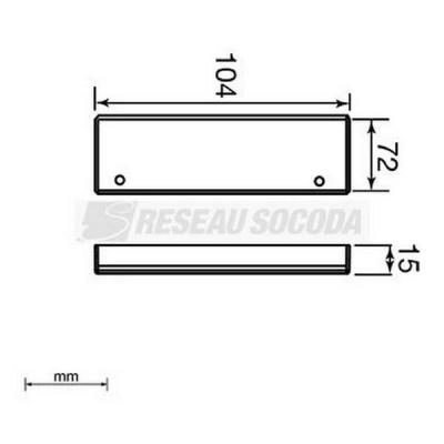  Embout de fermeture 70x100 