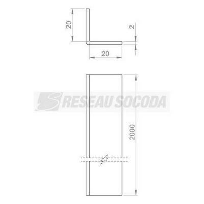  Profil� L de finition 20x20 