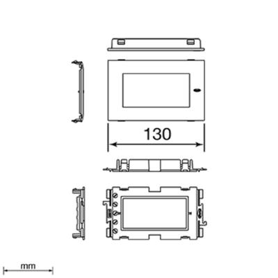  Adaptateur 2 app. Mosaic Coule 