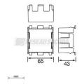  Bo�te 2 modules Mosaic 80 SH 