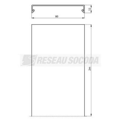 Couvercle gris L80 SH 