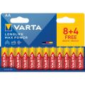  LONGLIFE MAX POWER AA BLI 8+4 