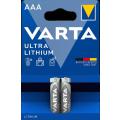  AAA X2 PILE LITHIUM 1,5V 