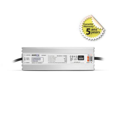  ALIM 24V DC LUMINEUX 200W IP67 