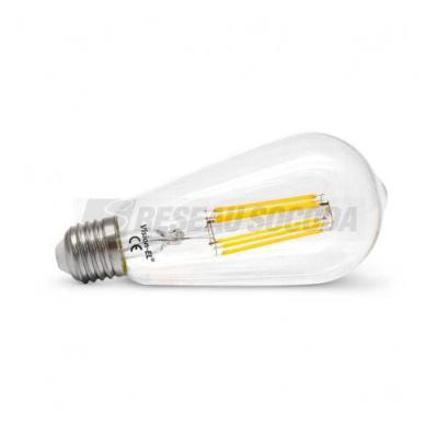  LED FIL COB ST64 E27 8W 2700KD 