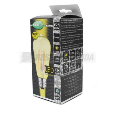  LED FIL COB ST64 E27 8W 2700K 