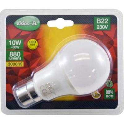  LED 8.5W BULB B22 3000K BOITE 