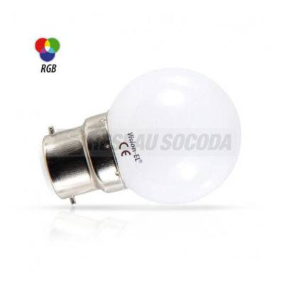  &LED 1W BULB B22 RGB DEPOLI BO 