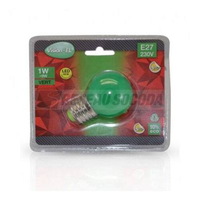  LED 1W BULB E27 VERT 
