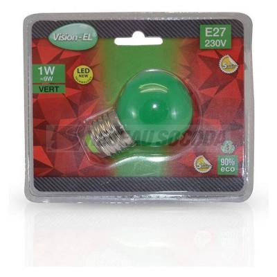  LED 1W BULB E27 VERT 