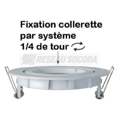  COLLERETTE 1/4 DE TOUR SUPPORT 