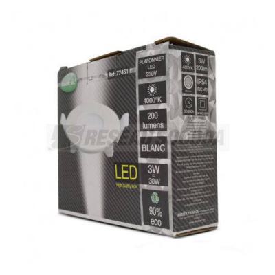  SLIMY DOWNLIGHT DIAM 85MM BLC 