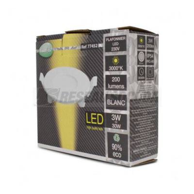  SLIMY DOWNLIGHT DIAM 85MM BLC 