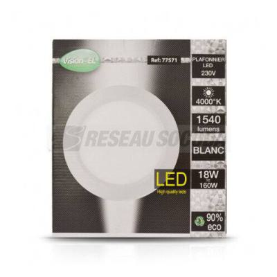  SLIMY DOWNLIGHT DIAM 225MM BLC 