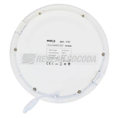  SLIMY DOWNLIGHT DIAM 225MM BLC 