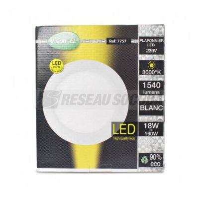  SLIMY DOWNLIGHT DIAM 225MM BLC 