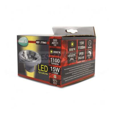  LED AR 111 G53 GRIS 12V AC/DC 