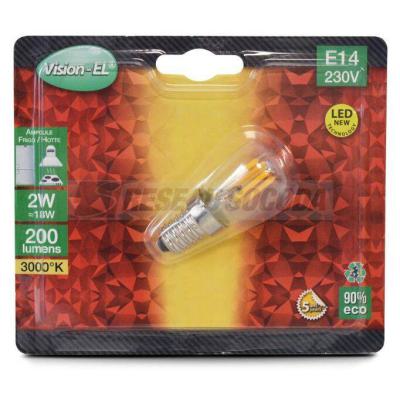  LED FRIGO E14 2W FIL COB 3000K 