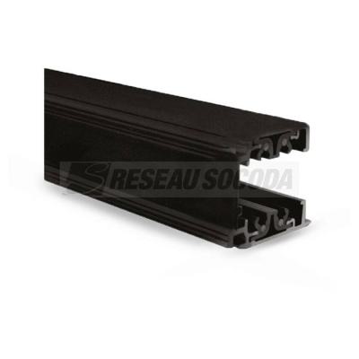  RAIL 3A ALU NOIR 230V 1M 
