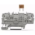  Borne � fusible pour 2 conduct 