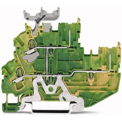  Borne base 2et.2c.protec.vert- 
