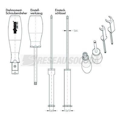  Cl� dynamometrique m8 + m12 