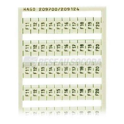  Marquage WSB Vertical F1 � F10 