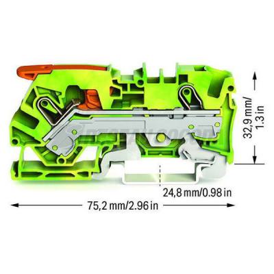  Borne de protection pour 2 con 