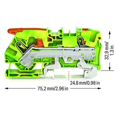  Borne de protection pour 2 con 