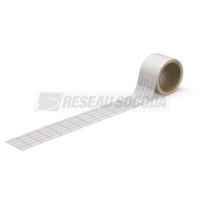  Etiquettes PET blanches 9.25x2 