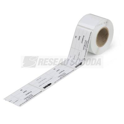  Etiquettes PET blanc 33x70mm 
