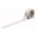  Rep�res c�bles 25x20mm blanc 
