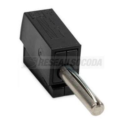  Fiche banane 4 mm� / Noir 