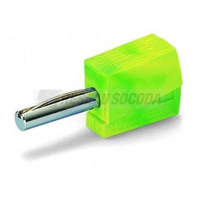  Fiche banane 4 mm� / Vert-Jaun 