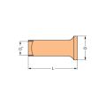  Embout d'extr�mit� sans isolat 