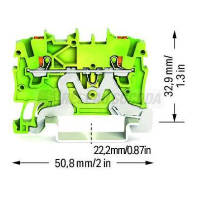  Borne de protection pour 2 con 