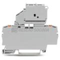  Borne � fusible pour 2 conduct 