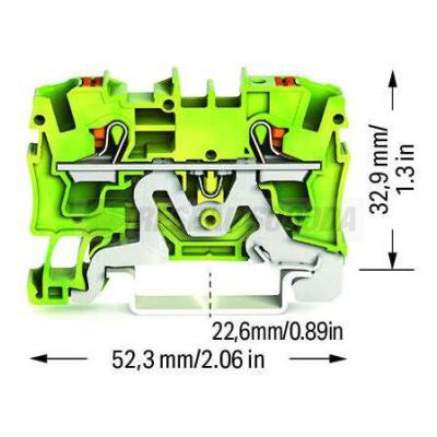  Borne de protection pour 2 con 