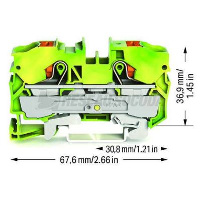  Borne de protection pour 2 con 