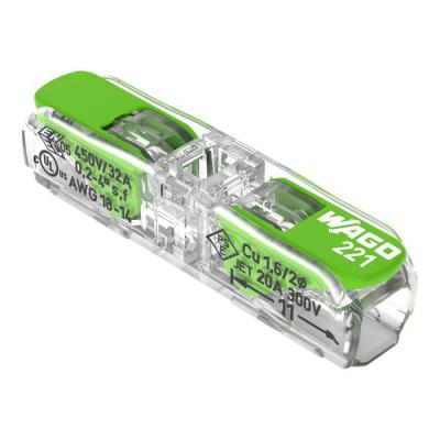  Borne WAGO 221 G Inline 2x4mm� 