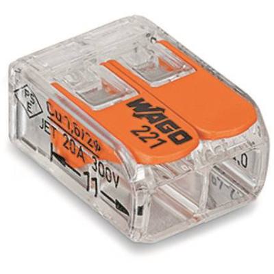  Borne WAGO 221 Mini 2x4mm� 
