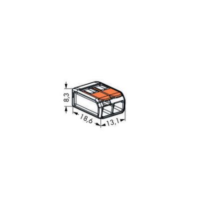  Borne WAGO 221 Mini 2x4mm� 