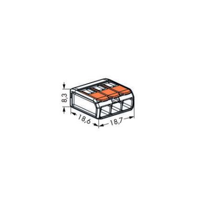  Borne WAGO 221 Mini 3x4mm� 