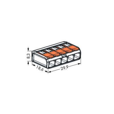  Borne WAGO 221 Mini 5x4mm� 
